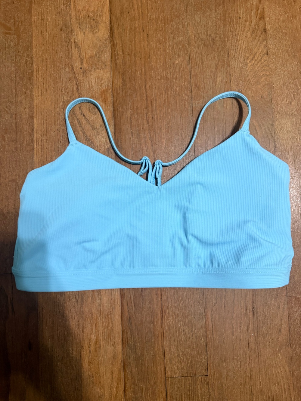 all in motion light blue athletic mesh tank